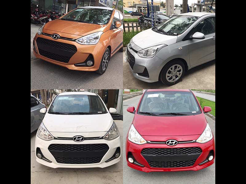 Huyndai Grand i10 các màu tại Nam Định