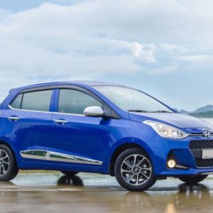 Huyndai Grand i10 màu xanh tại Nam Định