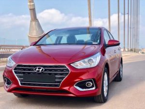 Hyundai Accent đỏ 2018 số tự động