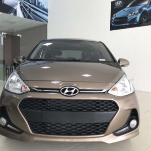 Hyundai i10 Nam Định màu vàng cát