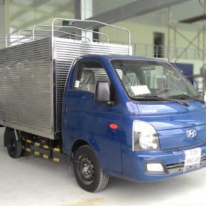 Hyundai Porter H150 Thùng kín màu xanh 2