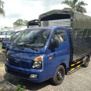 Hyundai Porter H150 thùng mui bạt màu xanh 2