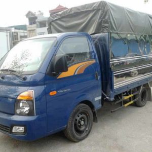 Hyundai Porter H150 thùng mui bạt màu xanh